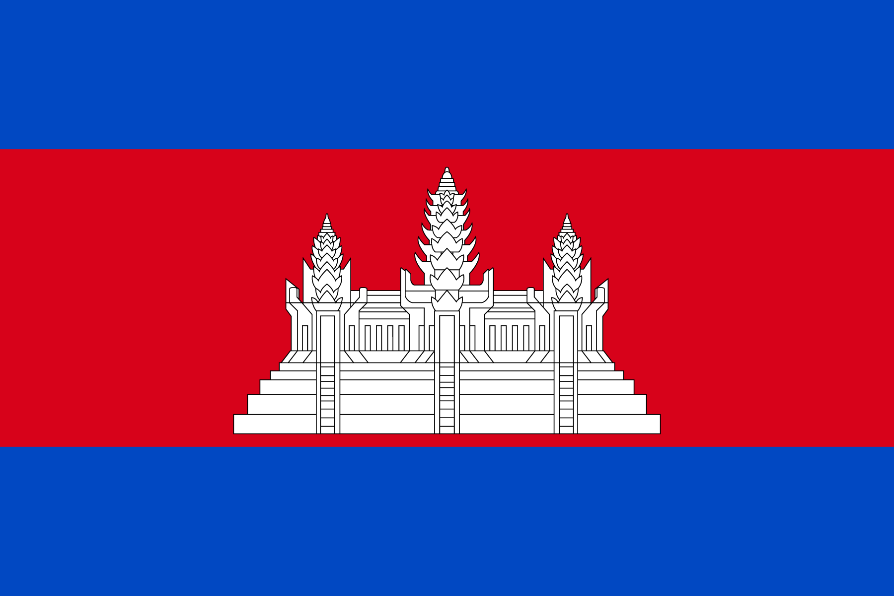 91点のカンボジア国旗のイラストとクリップアート